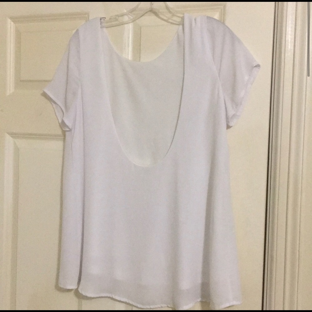 SHOW ME YOUR MUMU Low back White Top